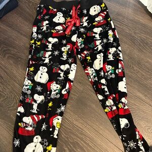 Peanuts Christmas pajama pants